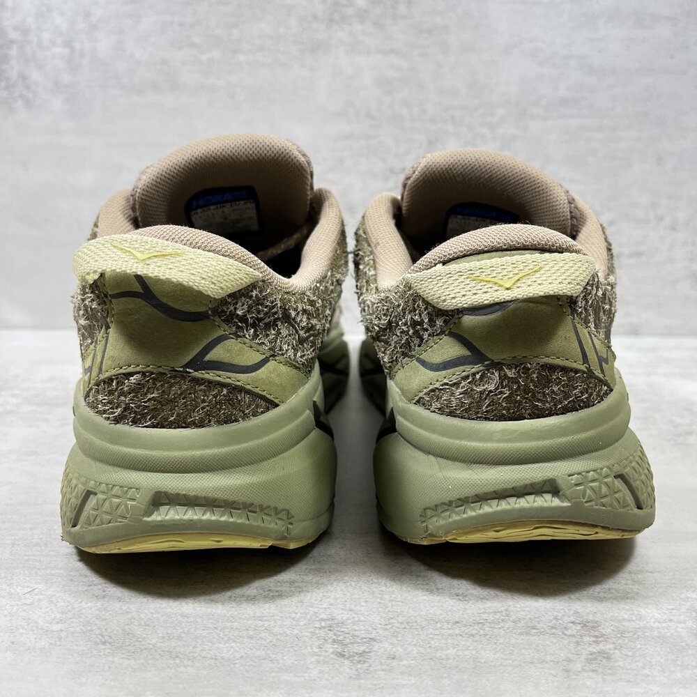 Hoka One One U Clifton L Suede Running Shoes - Women's Size 7.5 - Green - Picture 6 of 10